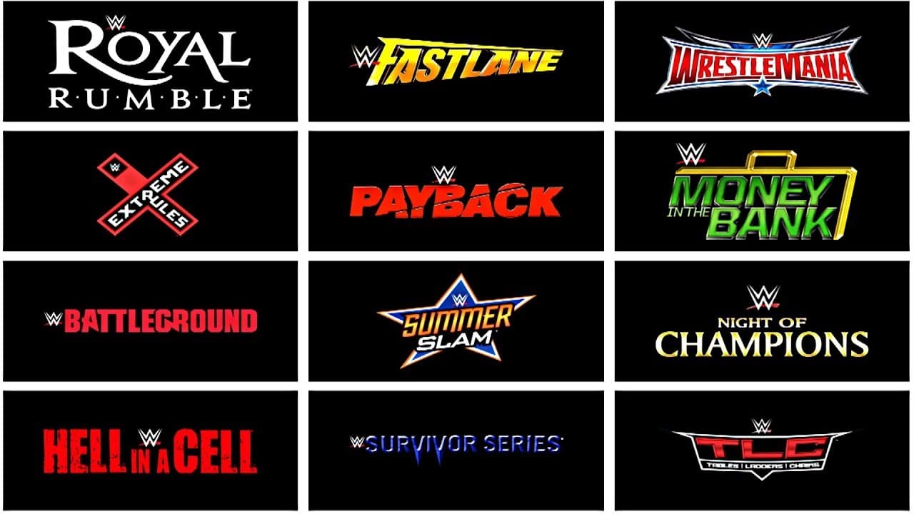 La WWE svela la schedule dei pay-per-view del 2022