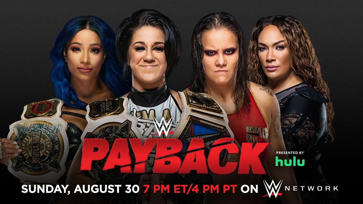 Sasha Banks & Bayley difenderanno i titoli di coppia a Payback contro Shayna Baszler & Nia Jax