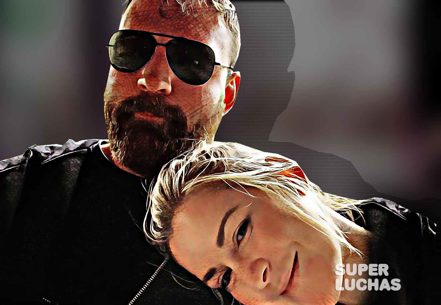 Jon Moxley e Renee Young