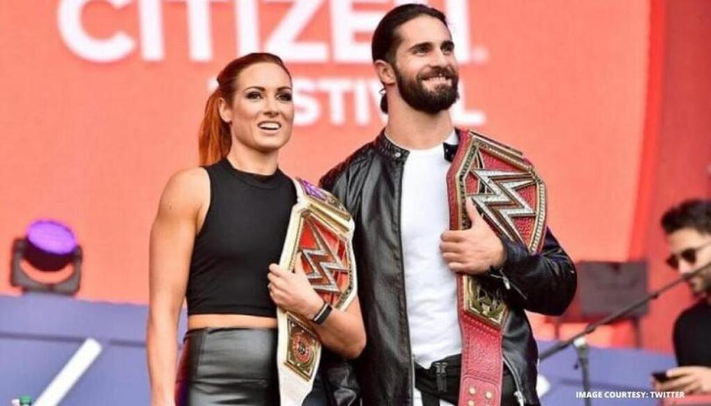 Seth Rollins e Becky Lynch
