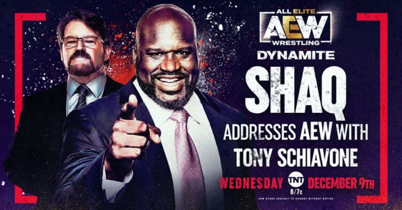 Shaquille O’Neal apparirà nella AEW a Dynamite