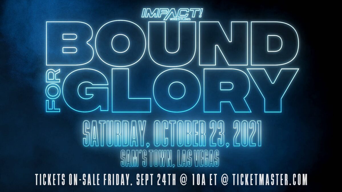 Impact Wrestling Bound For Glory 2021 Report 23/10/2020