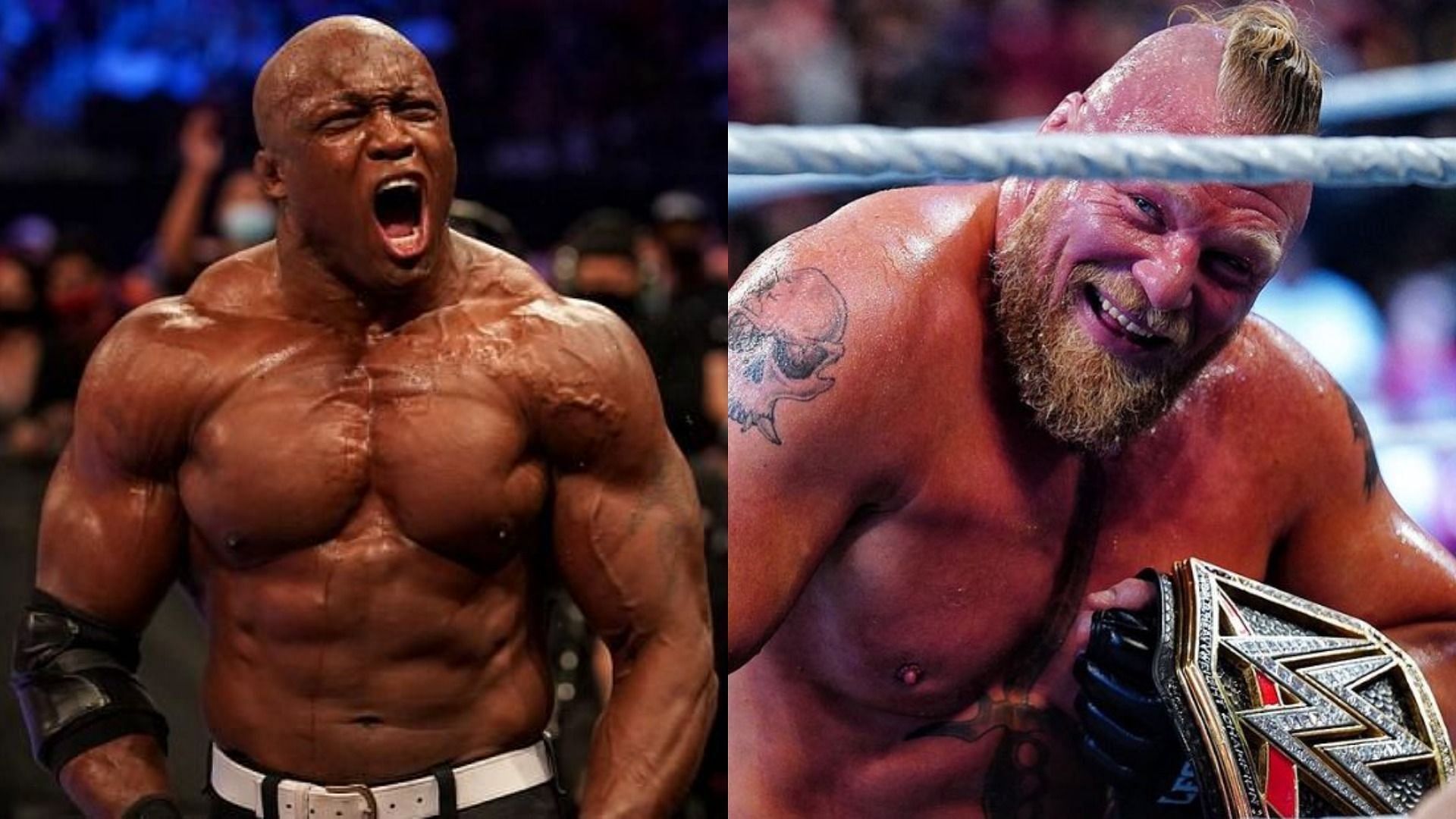 Brock Lesnar vs Bobby Lashley