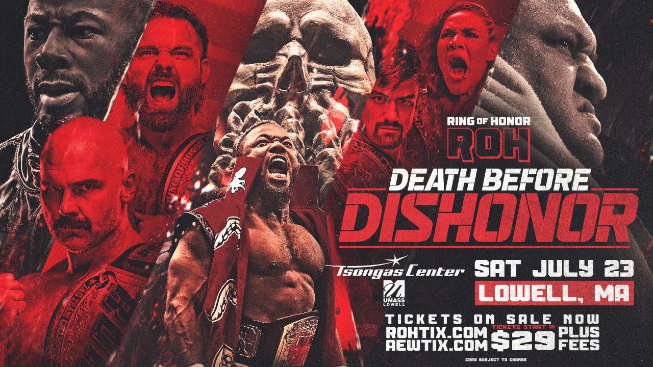 Primi match annunciati per ROH Death Before Dishonor