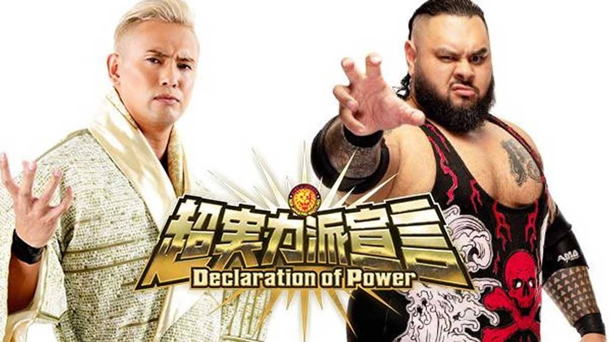 Ufficiali i primi match per NJPW Declaration of Power