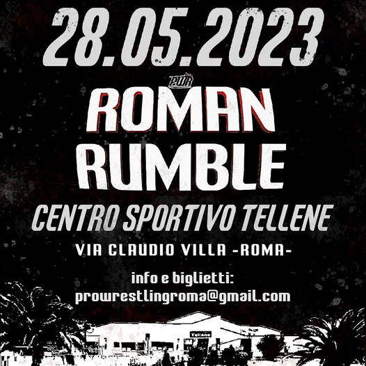 La Pro Wrestling Roma annulla il match fra Flowey e Ivan Blake