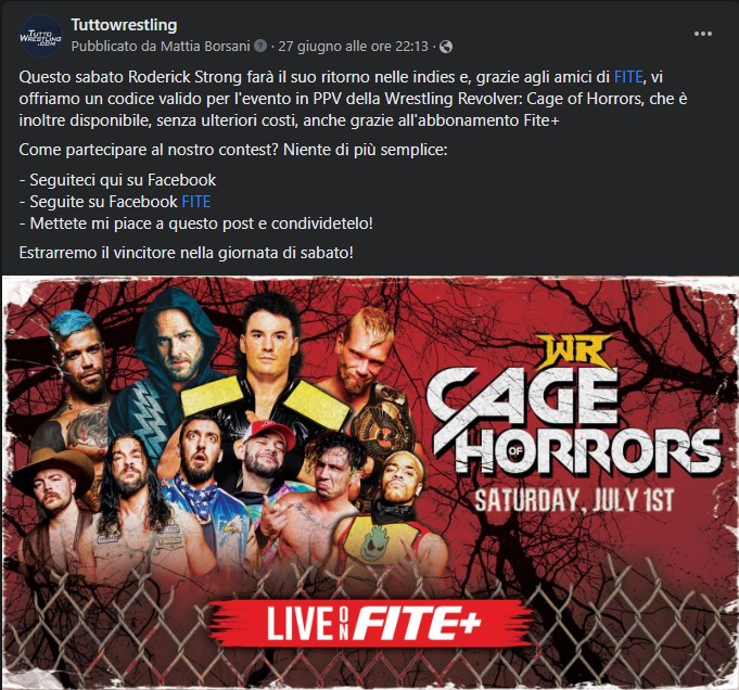 WE Cage of Horrors 2