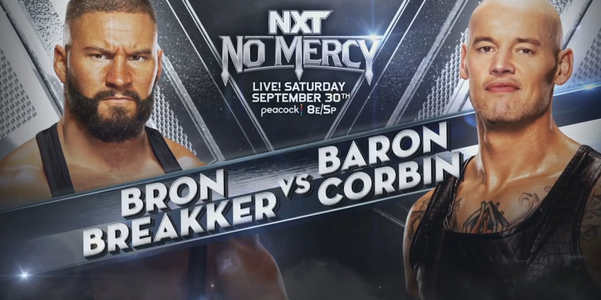 Breakker vs Corbin NXT No Mercy