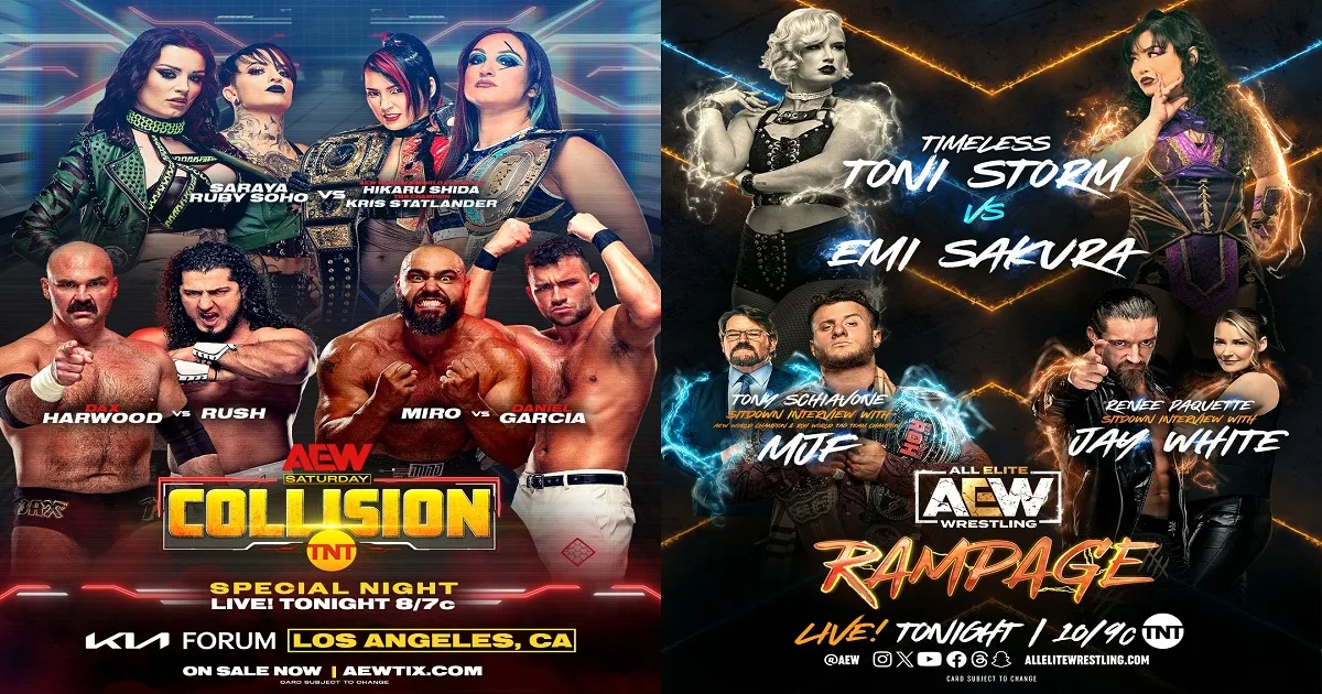 AEW: Preview Rampage e Collision 17-11-2023