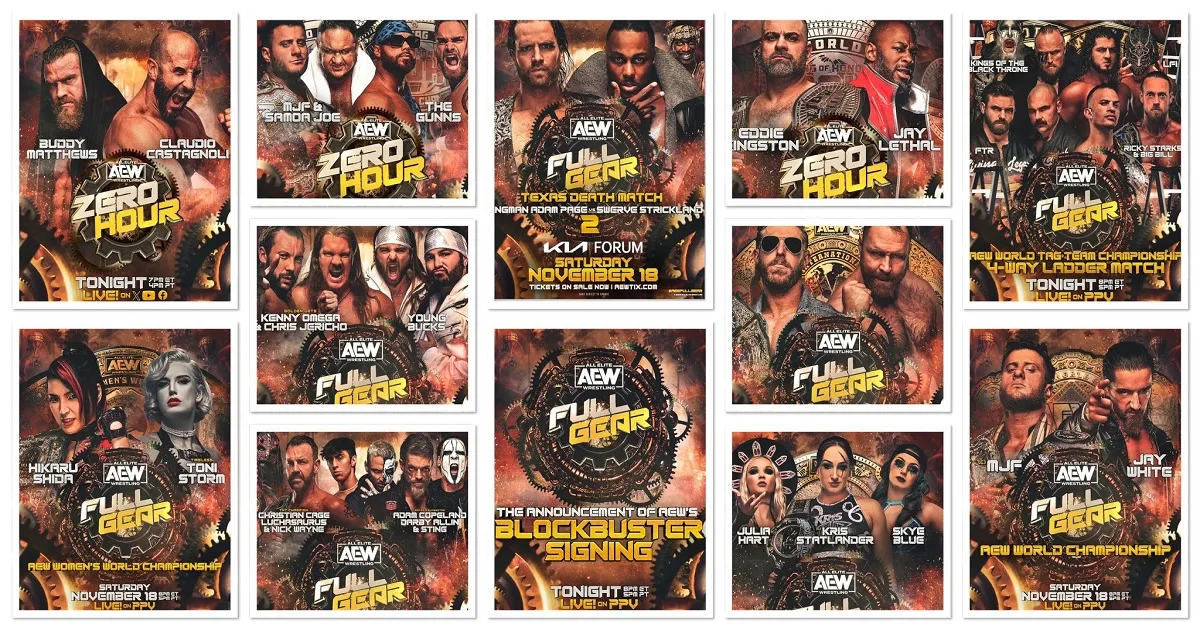 AEW: Card finale di Full Gear 2023