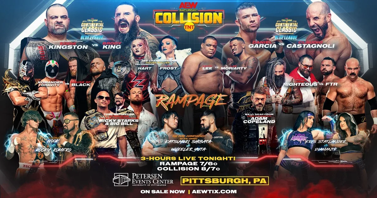 AEW: Risultati Rampage & Collision 25-11-2023
