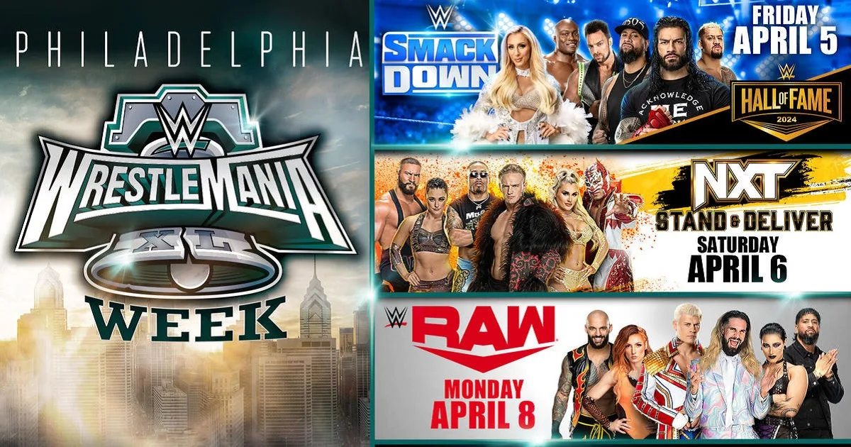 WWE: Novità sulla decisione presa per il week di WrestleMania 40