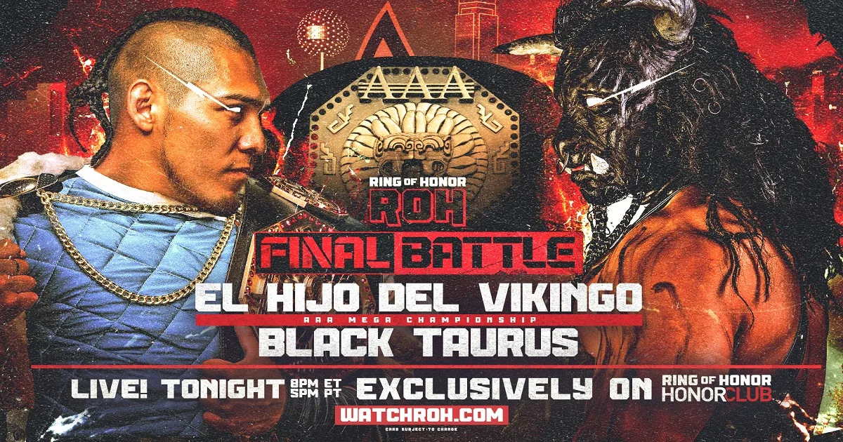 ROH: Card finale di Final Battle 2023