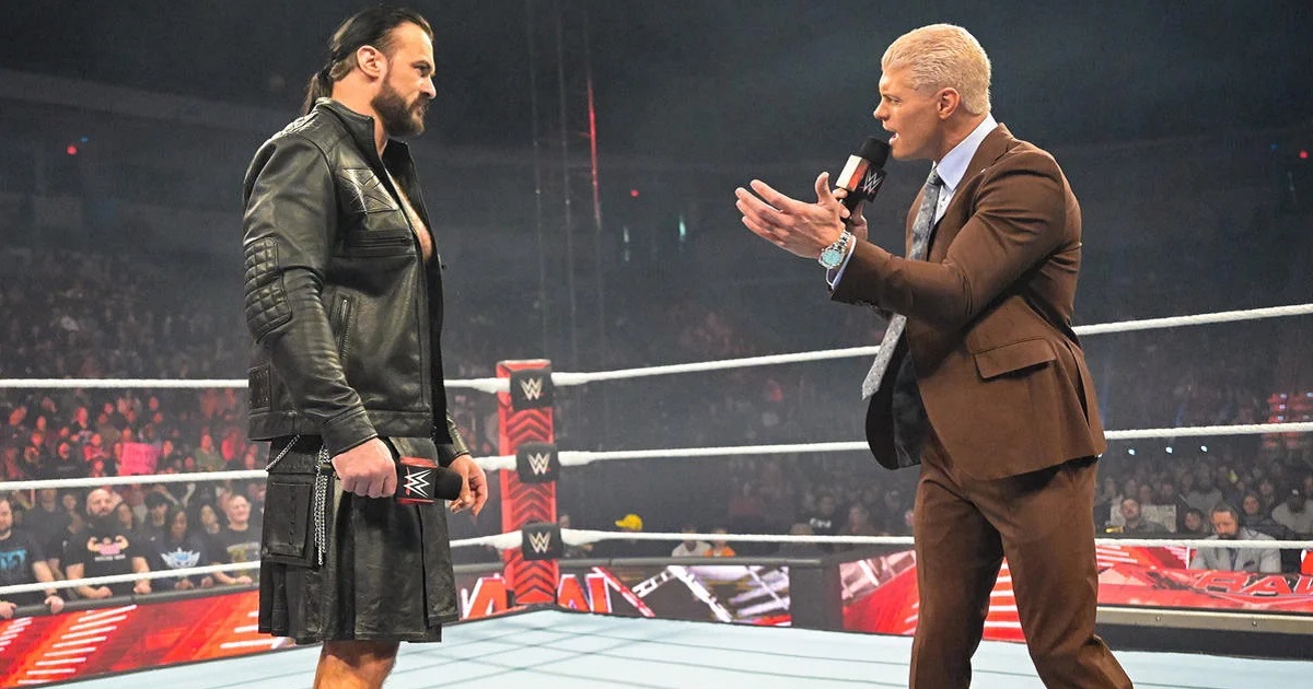 WWE: Cody Rhodes e Drew McIntyre sorridono in vista di WrestleMania XL