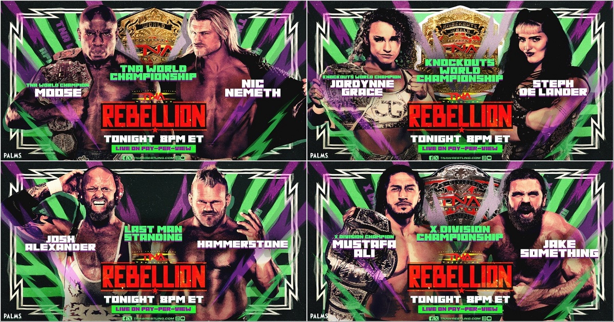 TNA: Risultati TNA Rebellion 2024