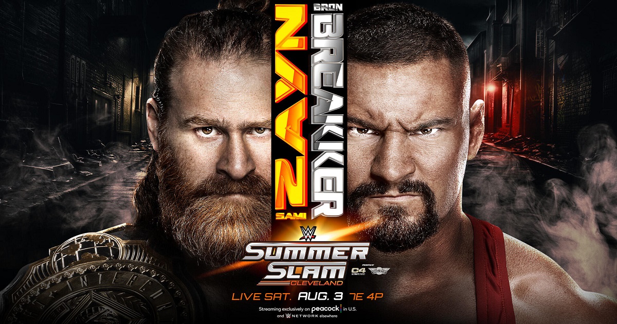 WWE SUMMERSLAM: Bron Breakker asfalta Sami Zayn