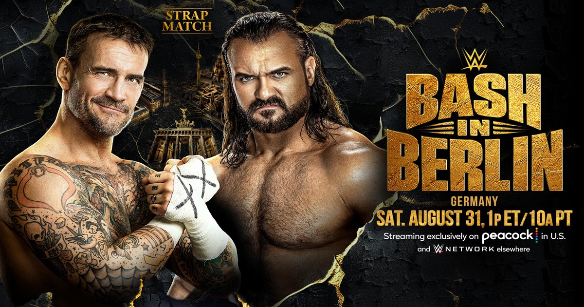 WWE BASH IN BERLIN 2024: CM Punk vince la battaglia contro Drew McIntyre, ma la guerra non è finita