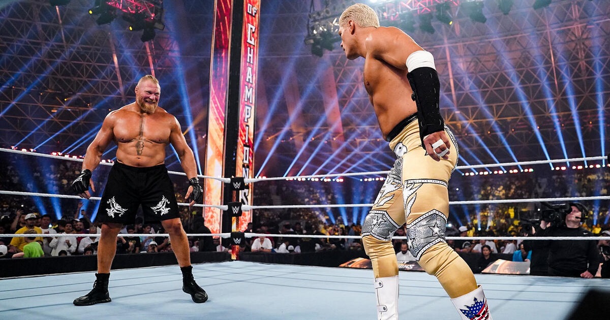 WWE: Brock Lesnar conclusa la rivalità, ha fatto un regalo a Cody Rhodes