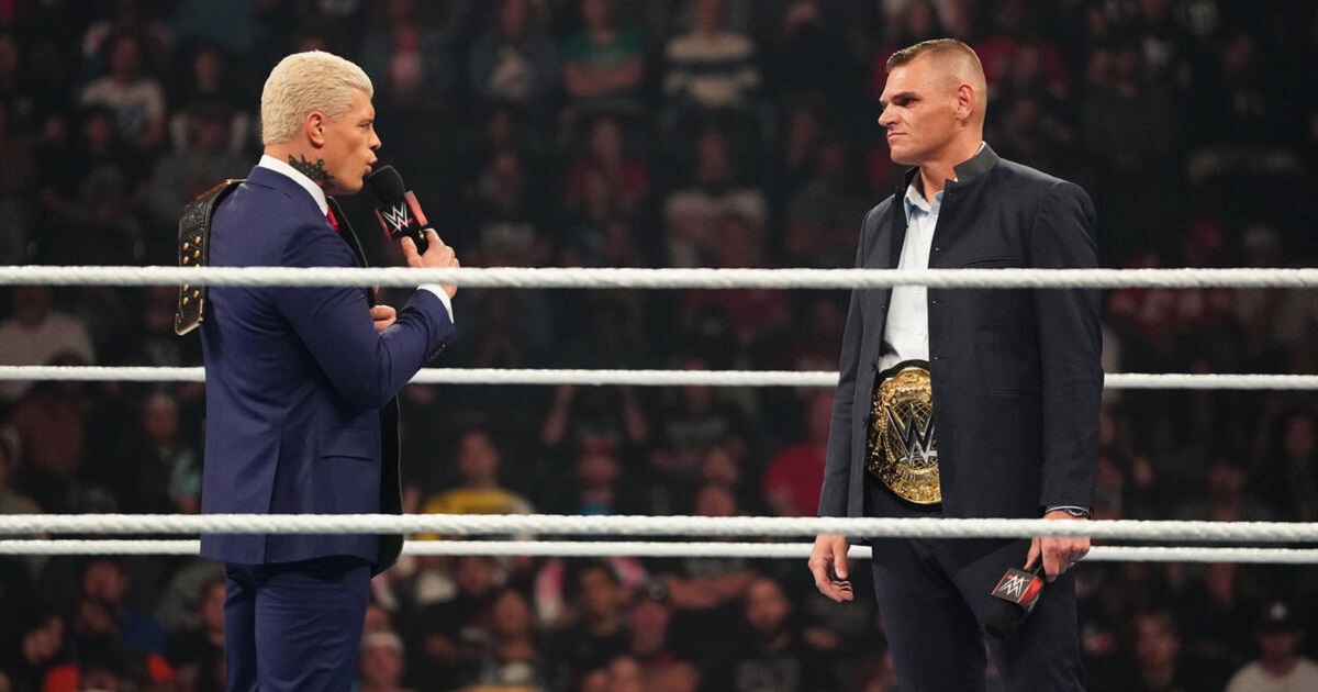 WWE: A sorpresa, Gunther favorito su Cody Rhodes