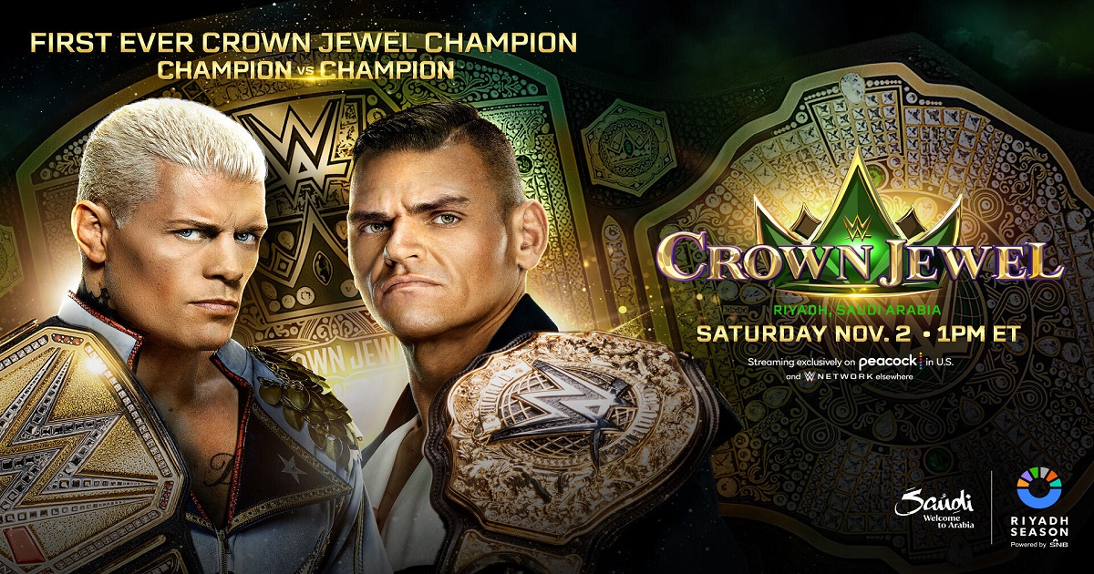 WWE CROWN JEWEL: Un Cody Rhodes invincibile batte Gunther e si aggiudica il Crown Jewel Championship