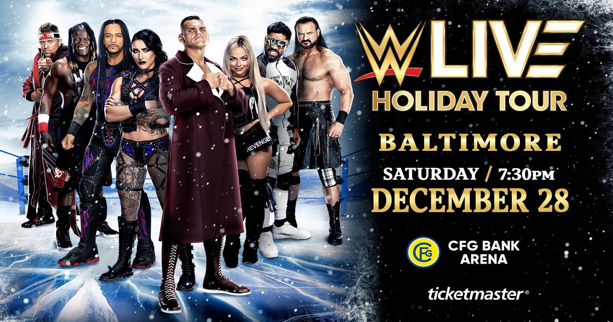 WWE: Risultati WWE Holiday Tour “Baltimora” 28-12-2024