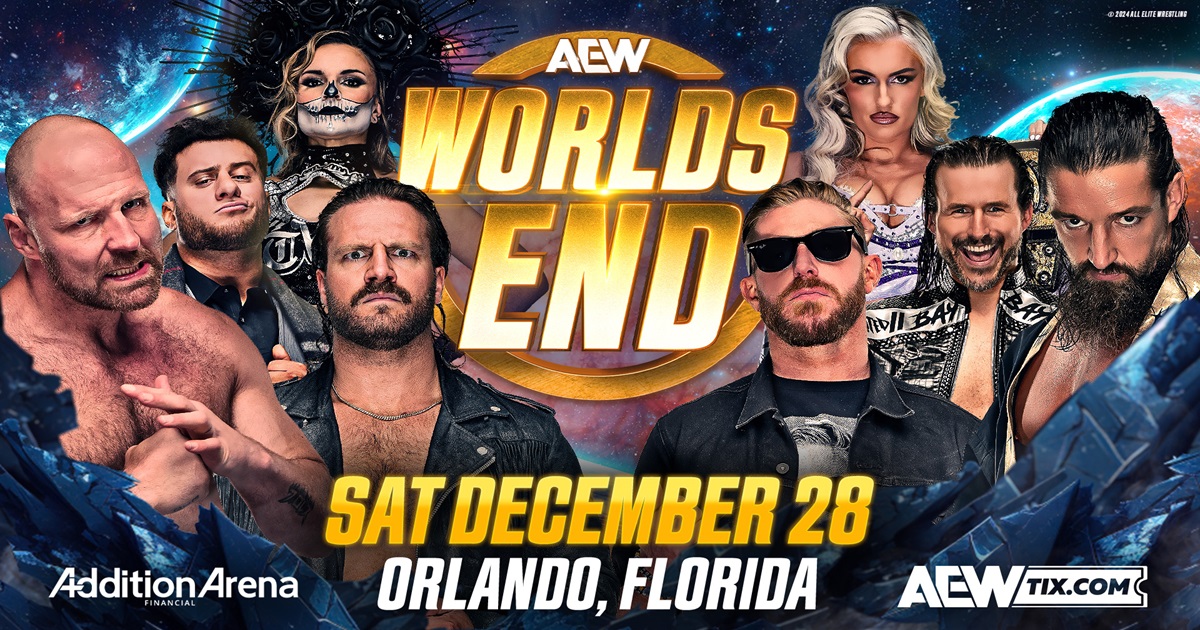 AEW: Card aggiornata di Worlds End 2024