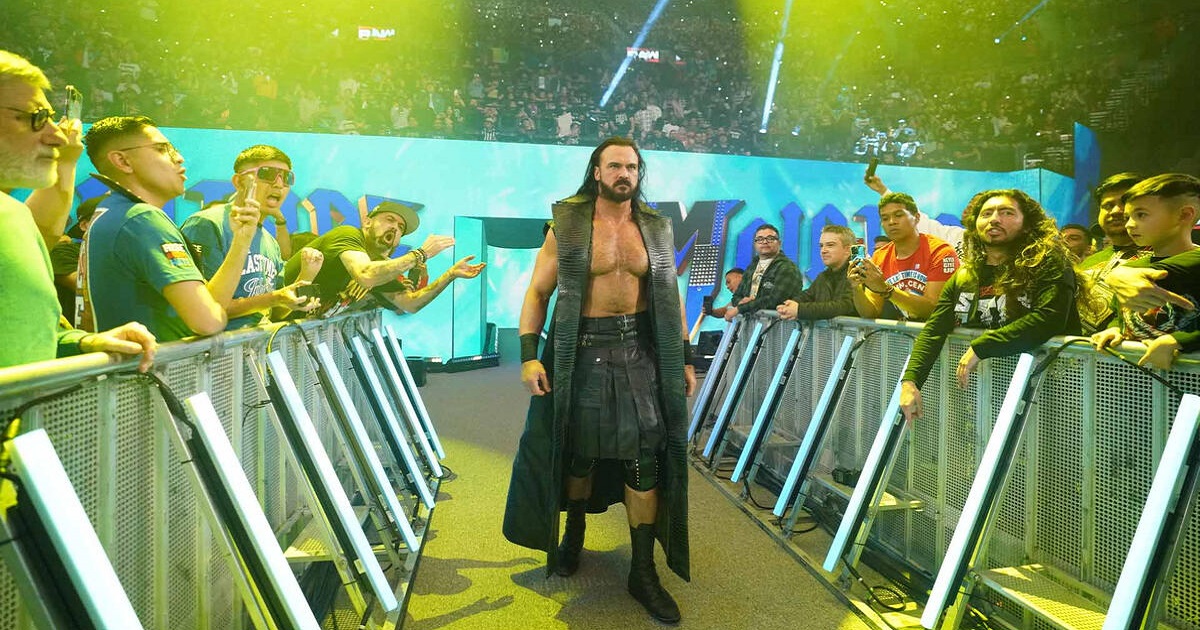WWE: Drew McIntyre furioso dopo la Royal Rumble, caos nel backstage