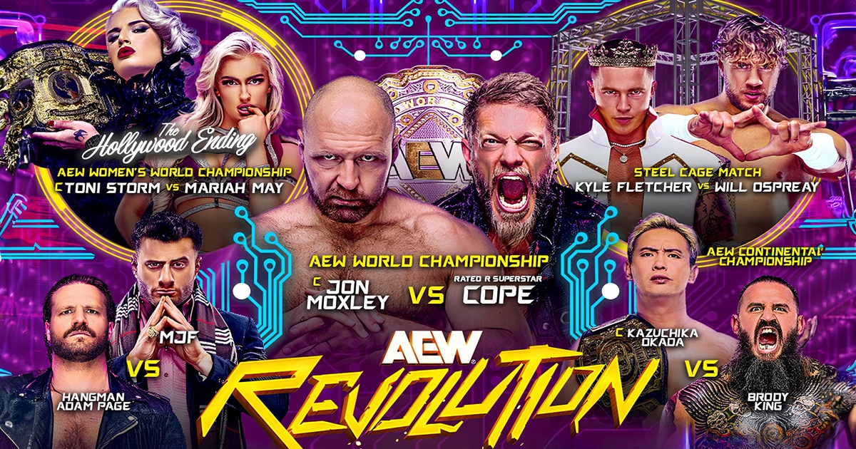 AEW: Rivelati i favoriti dei match più importanti di Revolution 2025