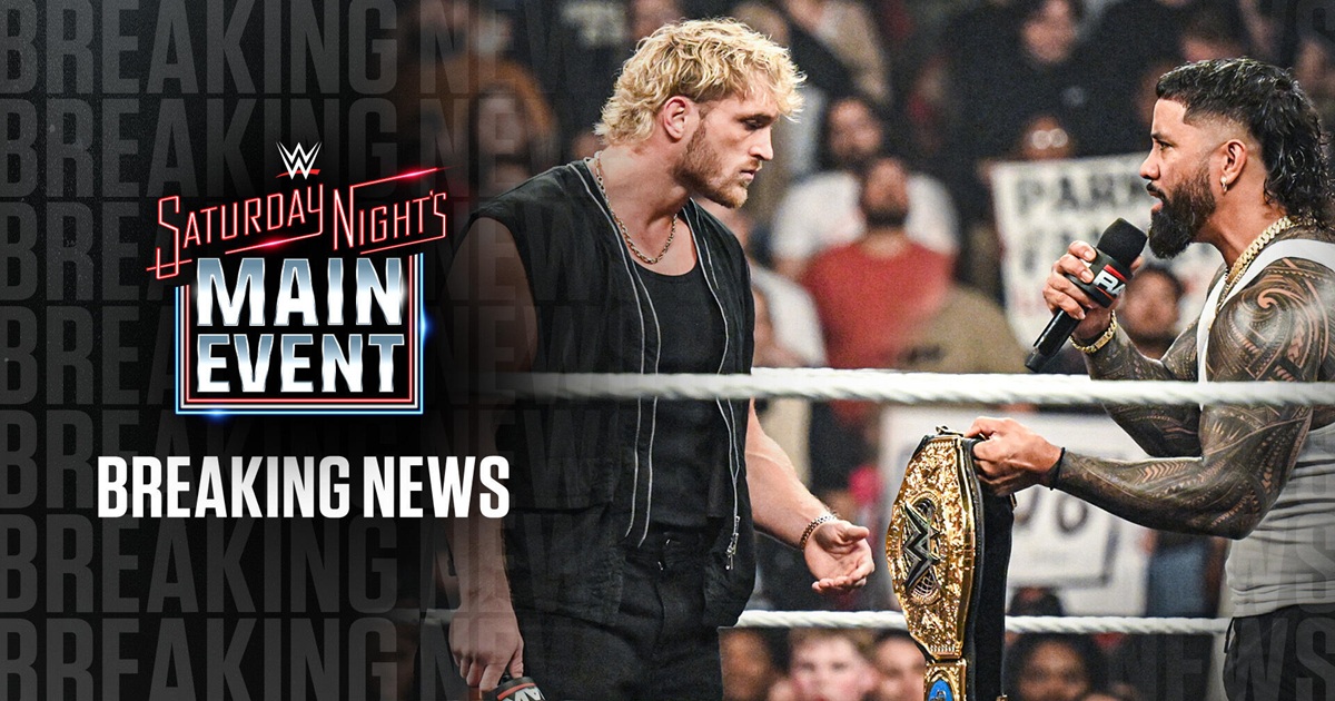 Saturday Night's Main Event Jey Uso Logan Paul