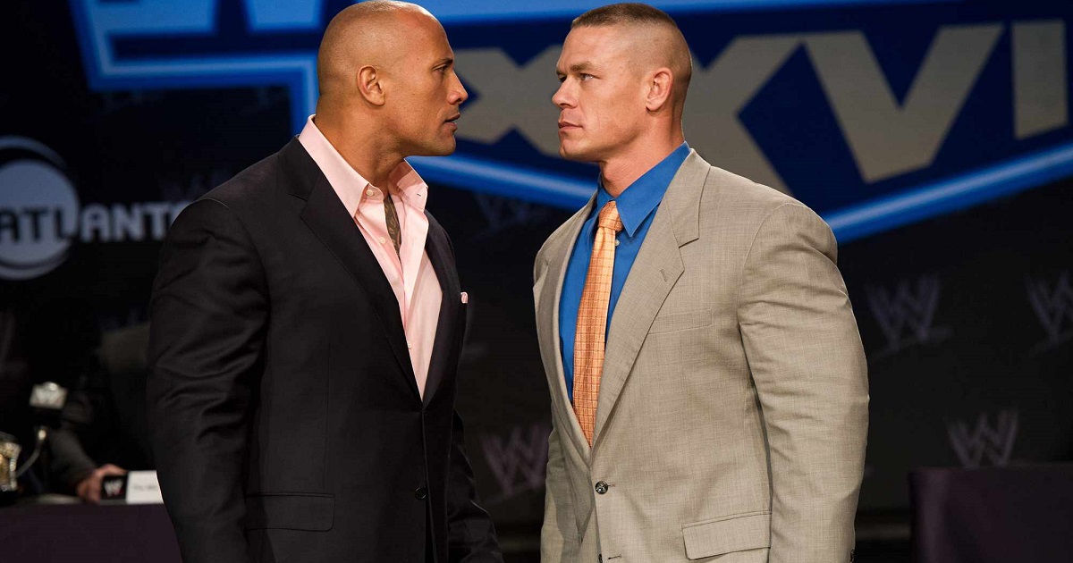 The Rock John Cena