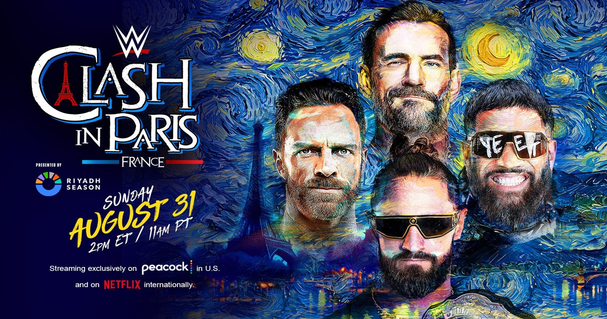 Clash in Paris 2025 CM Punk Seth Rollins LA Knight Jey Uso