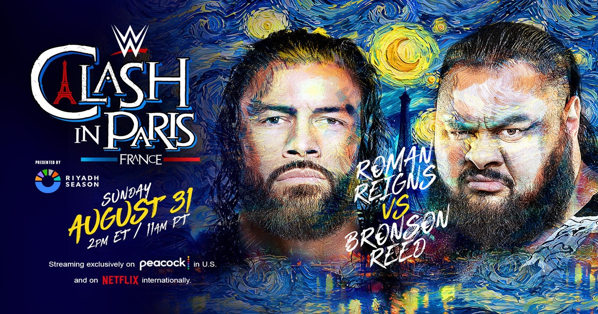 Clash in Paris 2025 Roman Reigns Bronson Reed