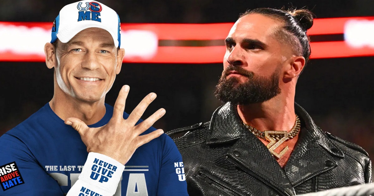 Seth Rollins John Cena